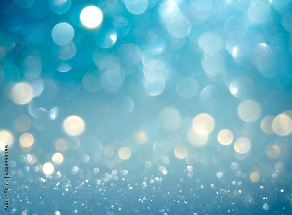 Light blue lights background Light blue lights background