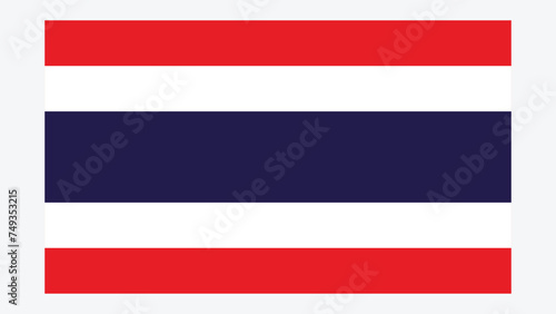 THAILAND Flag with Original color