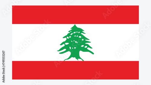 LEBANON Flag with Original color