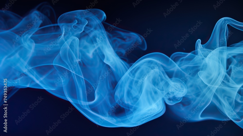 Obraz premium cloud . dark blue background.cloud of vapor