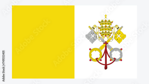 VATICAN Flag with Original color
