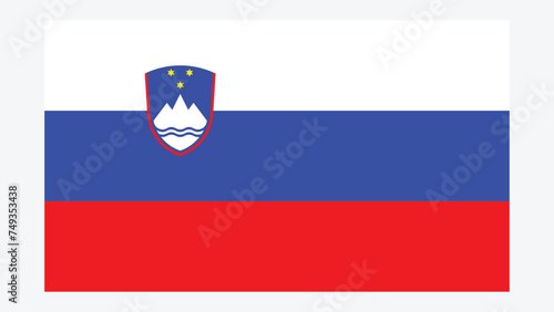 SLOVENIA Flag with Original color