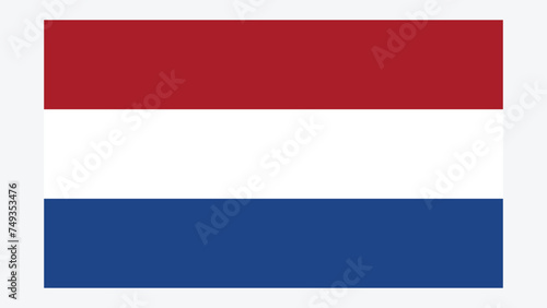 NETHERLANDS Flag with Original color