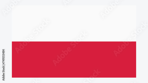 POLAND Flag with Original color