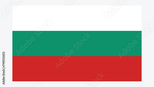BULGARIA Flag with Original color