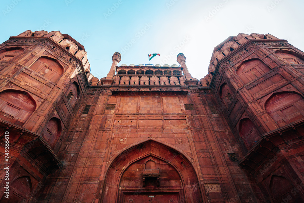 inside the famous delhi red fort