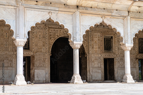 inside the famous delhi red fort photo