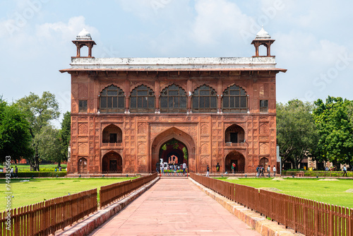 inside the famous delhi red fort photo