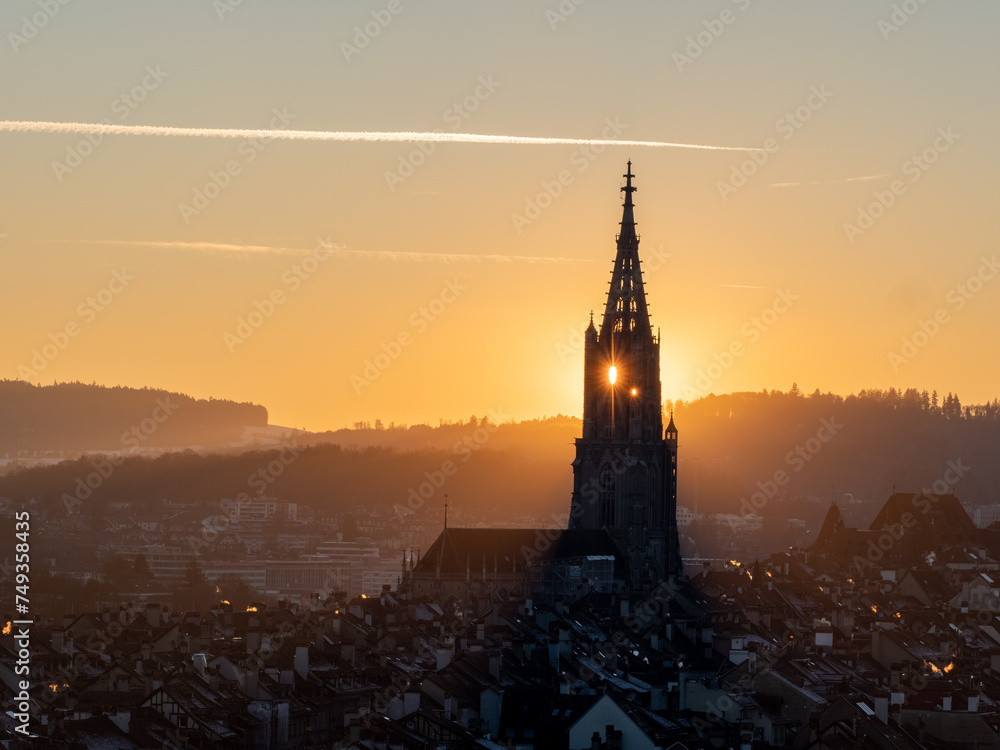 Berner Münster in sunset | City of Bern | Capitol of Switzerland | Cathedral, Church