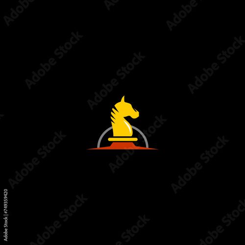chess horce icon logo vektor. photo