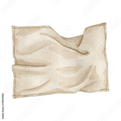 Watercolor napkin Illustration