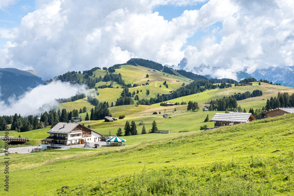 Seiser Alm (Alpe di Siusi), South Tyrol, Italy.
