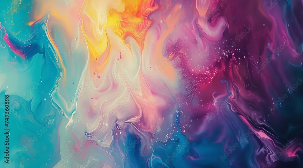 Obraz premium abstract colorful background with drops
