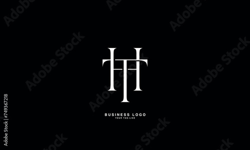 HT, TH, H, T, Abstract Letters Logo Monogram