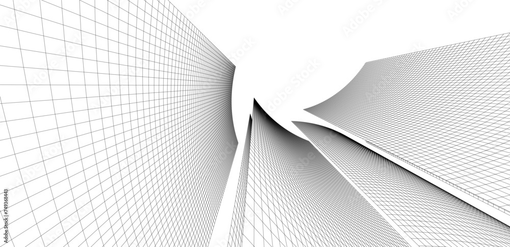 Abstract architectural background Abstract architectural background