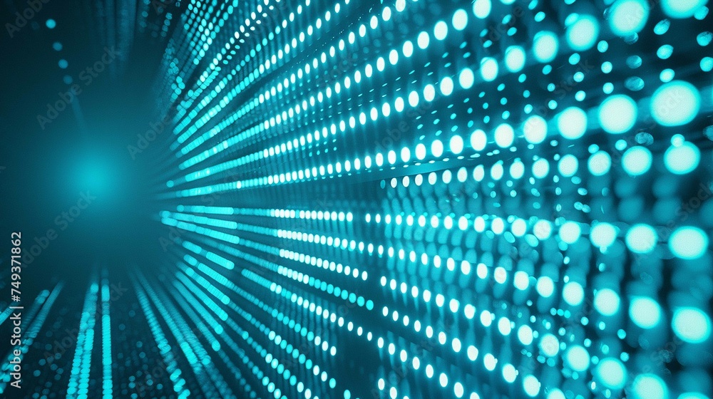 An abstract photograph of bright modules, in mainly white and petrol blue An abstract photograph of bright modules, in mainly white and petrol blue