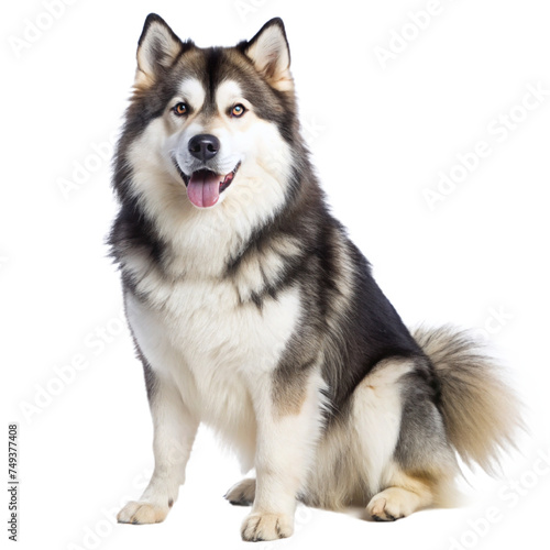 dog isolated white background