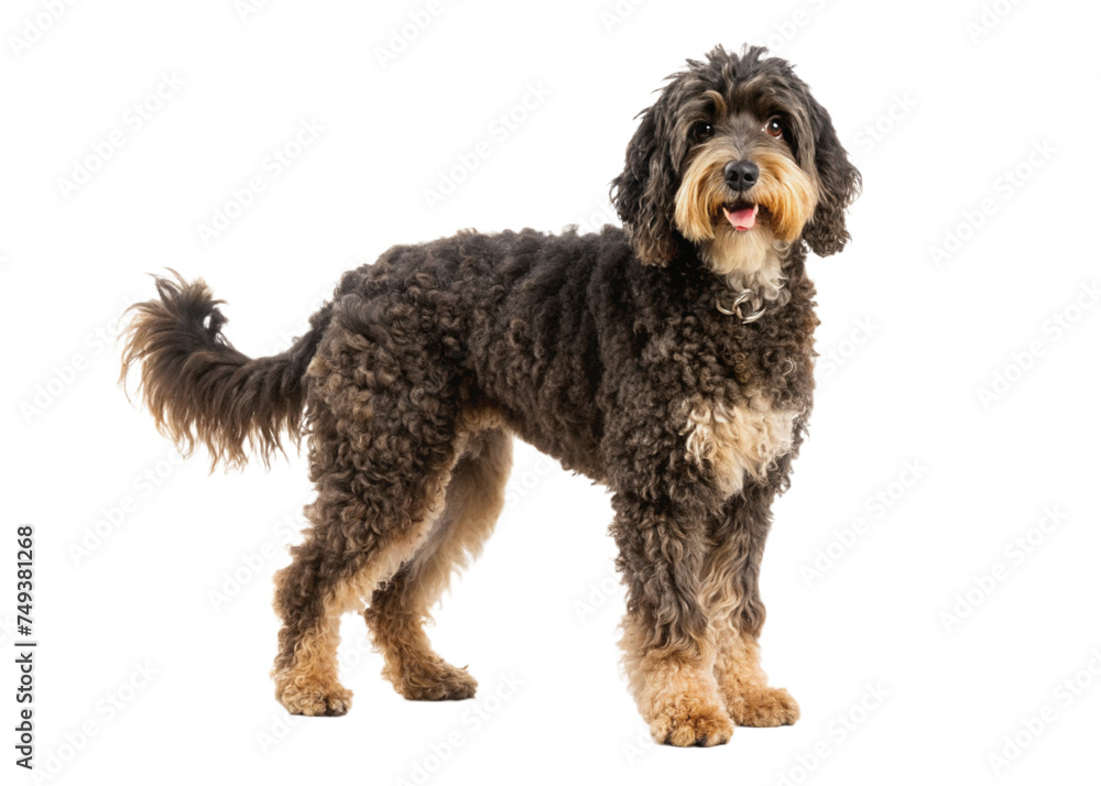 dog isolated white background