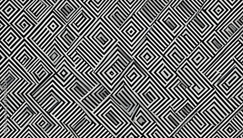 black and white pattern
