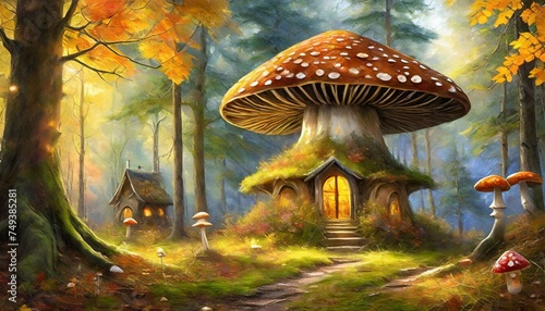 mushroom in the autumn