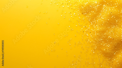Yellow background with copy space
