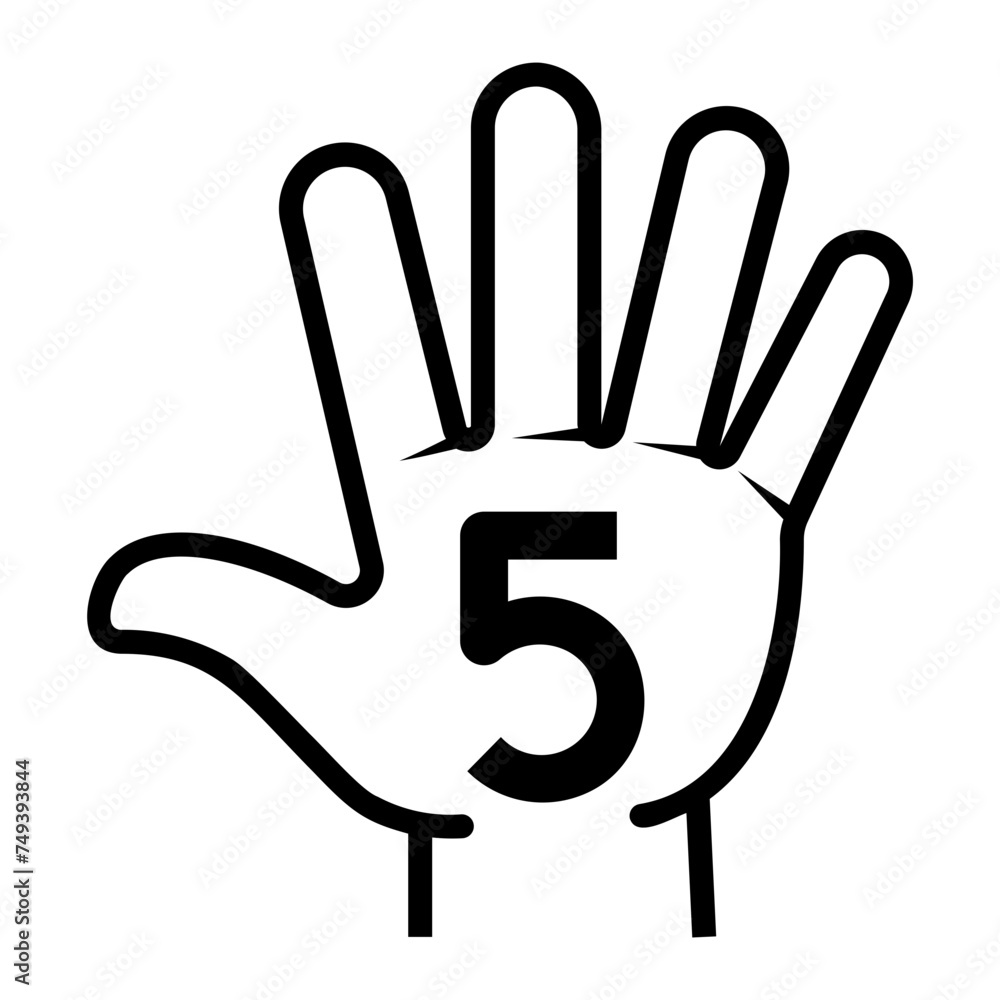 Obraz premium hand icon