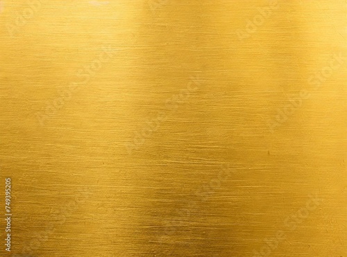 Golden metallic brushed surface background