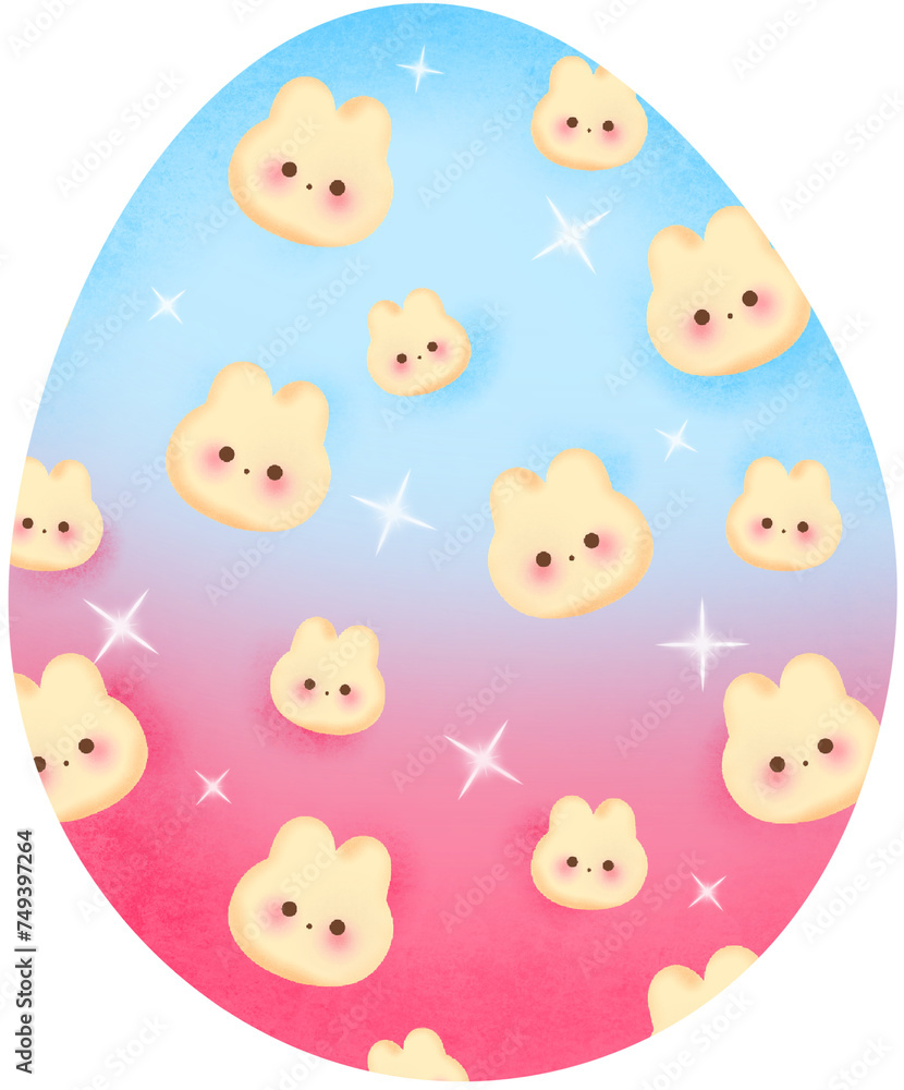 Easter Egg Bunny Galaxy Easter Egg Bunny Galaxy