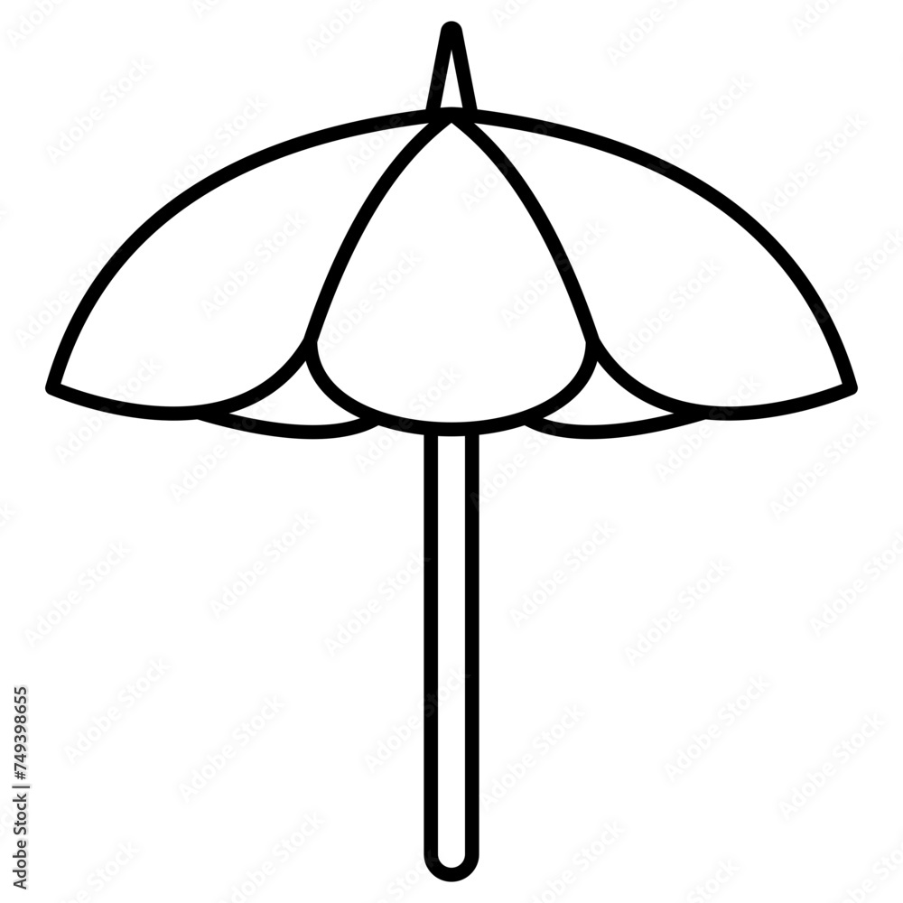 illustration of an umbrella illustration of an umbrella