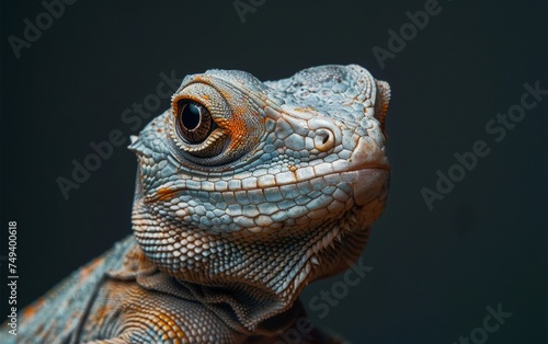 close up of a lizard