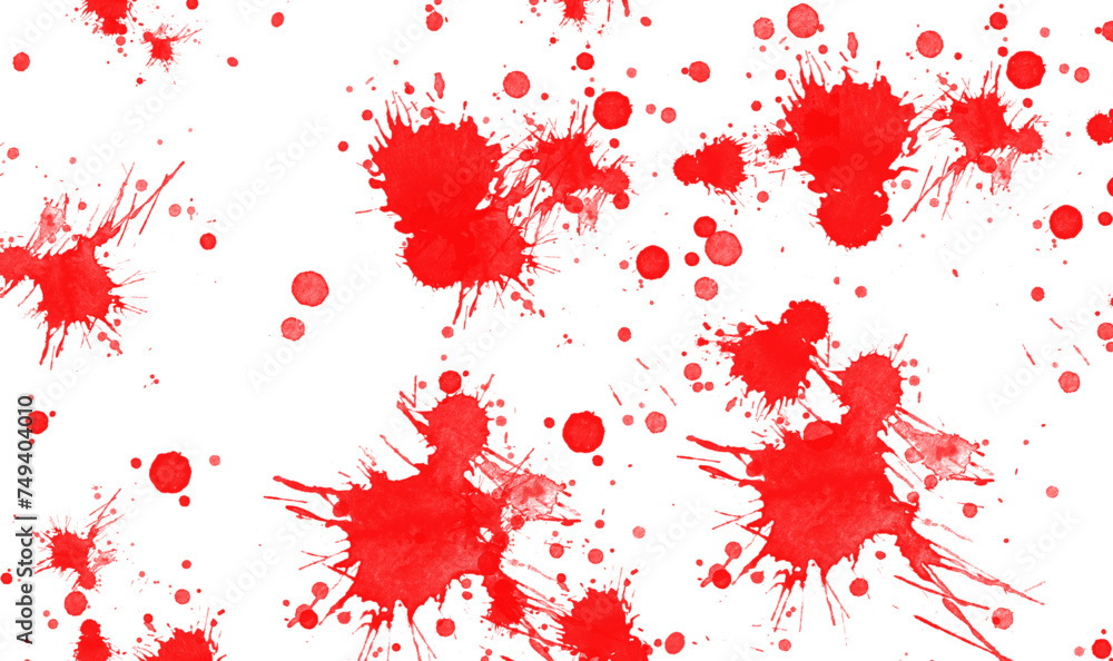 Red paint splatter color Red paint splatter color