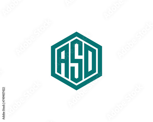 ASO logo design vector template