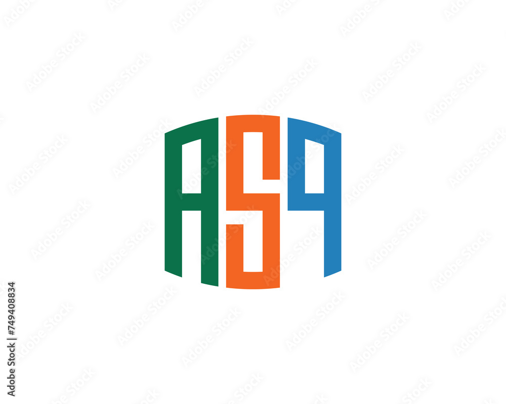 ASQ Logo design vector template ASQ Logo design vector template