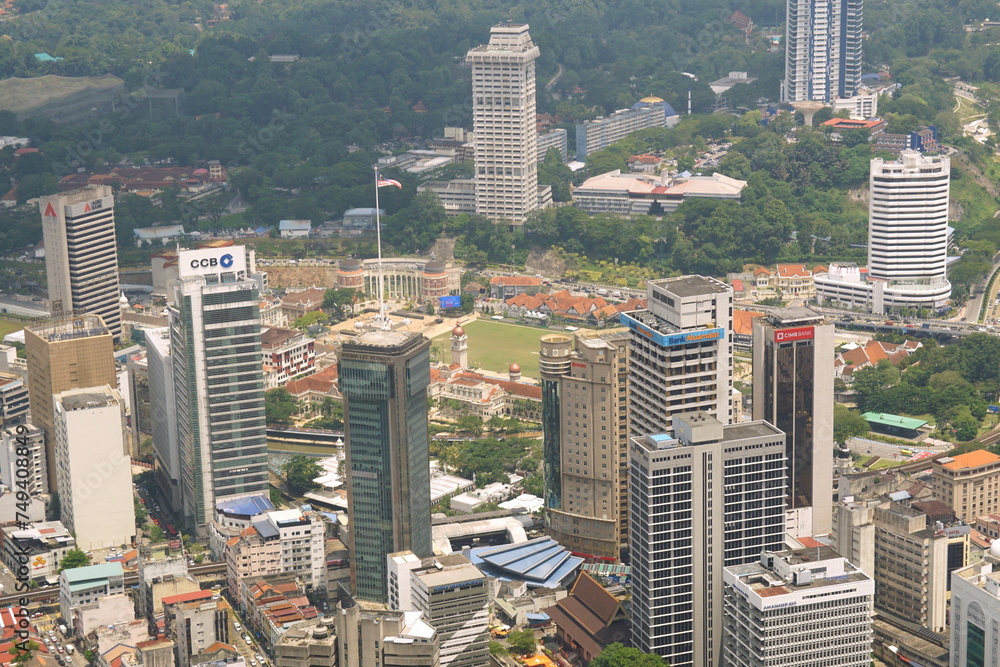 Naklejka premium クアラルンプール KLタワーからの風景