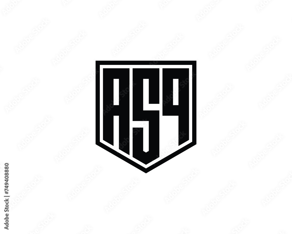 ASQ Logo design vector template ASQ Logo design vector template
