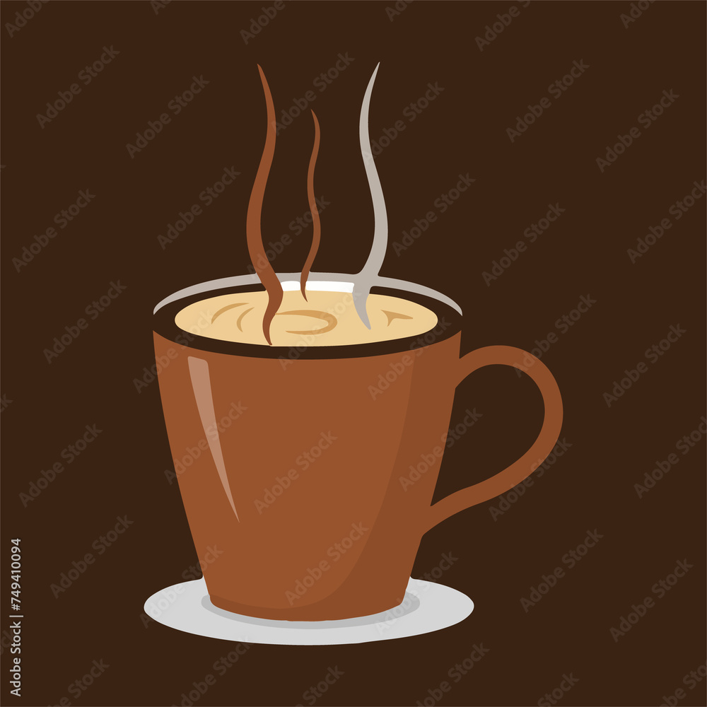 Obraz premium vector coffee cup