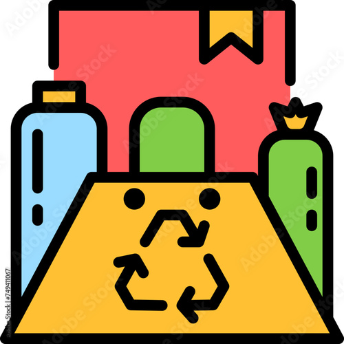 packaging color style icons