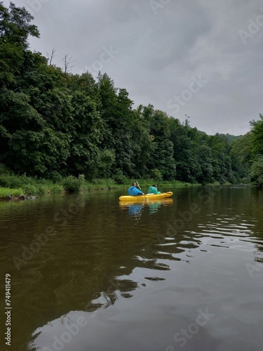 Kayak on the river © Екатерина Мосенцева