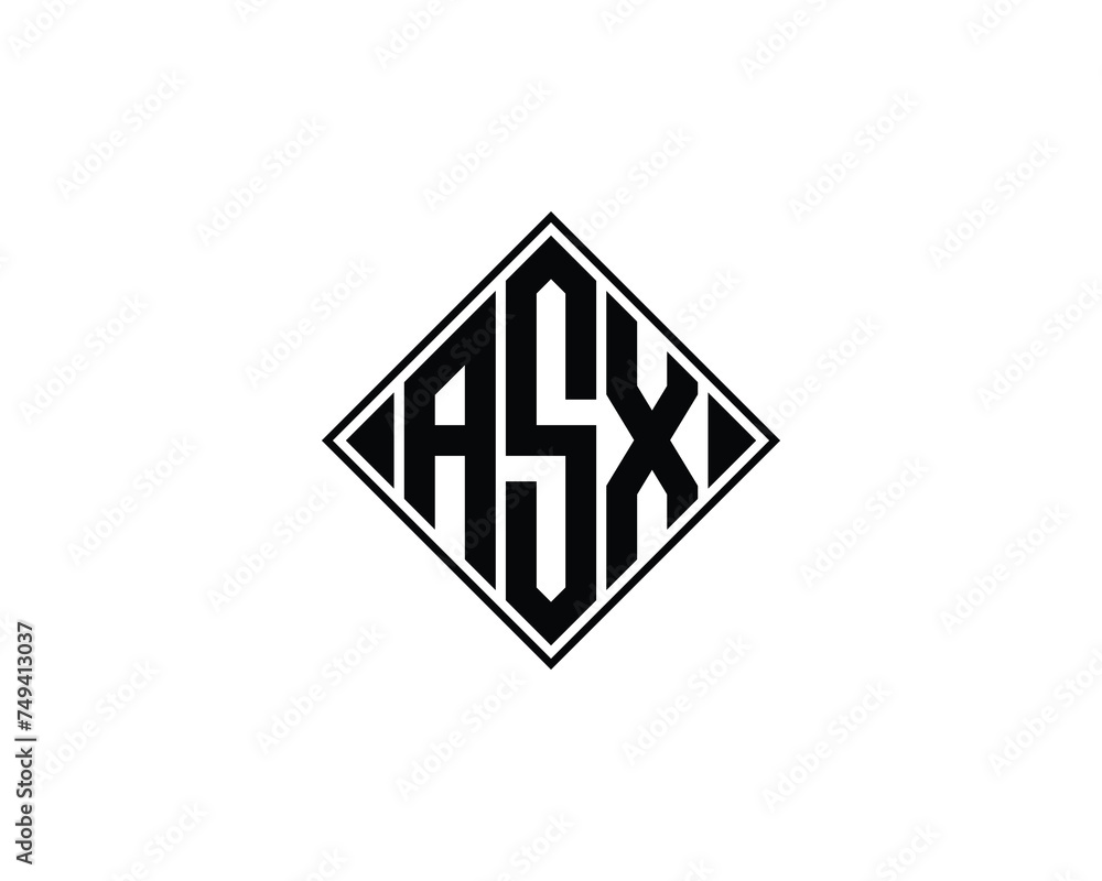 ASX Logo design vector template ASX Logo design vector template