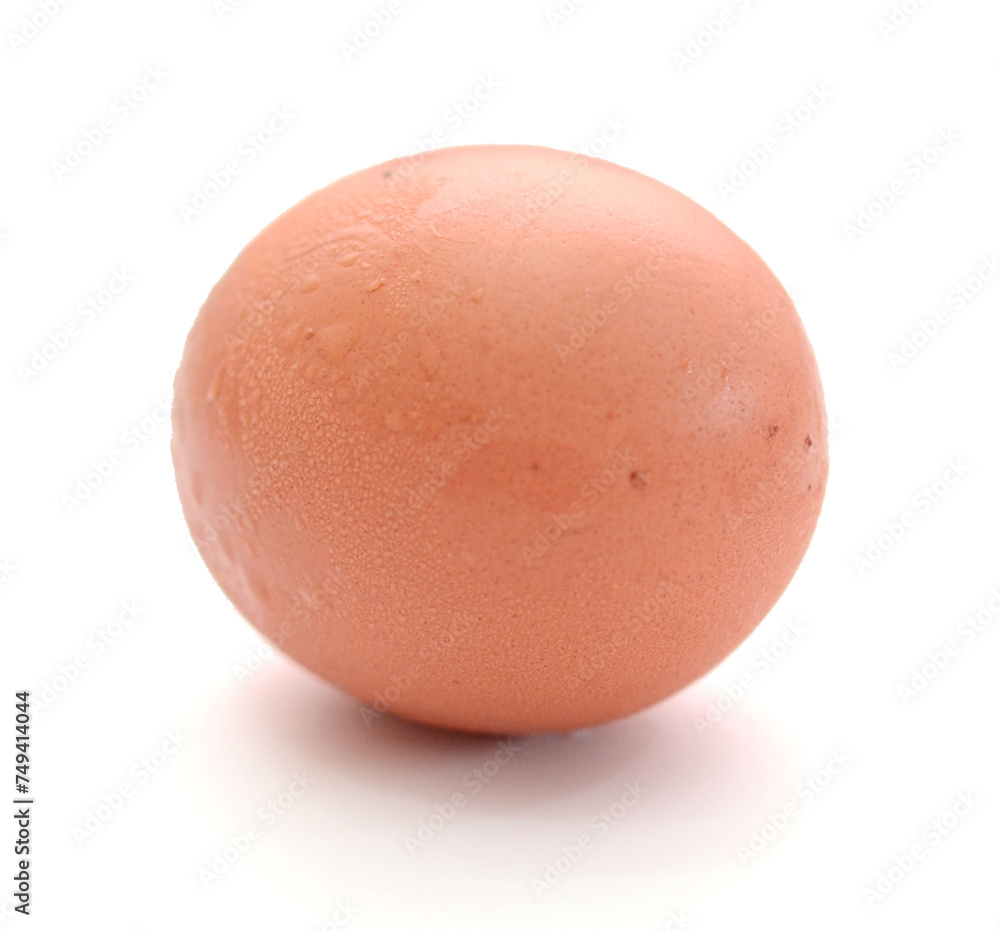 Red eggs on a white background - stock photo
Red eggs on a white background - stock photo