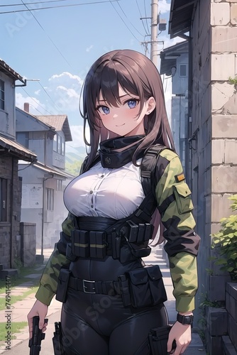 Femme militaire