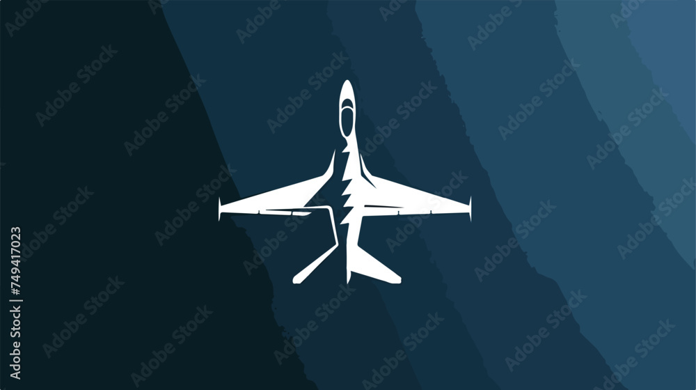 sign vector design aircraft logo
