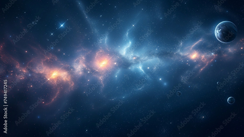 Abstract background, outer space Abstract background, outer space