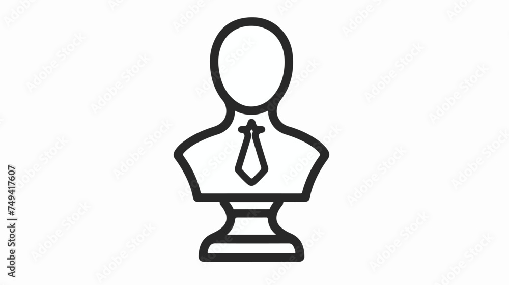 Tailor dummy icon. Outline tailor dummy vector icon