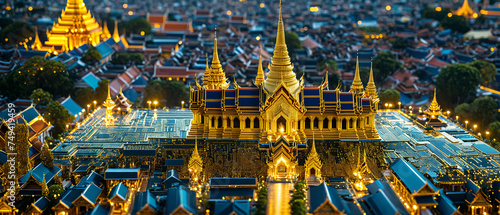 Circuitboard The Grand Palace Thailand © YEEKAZAR