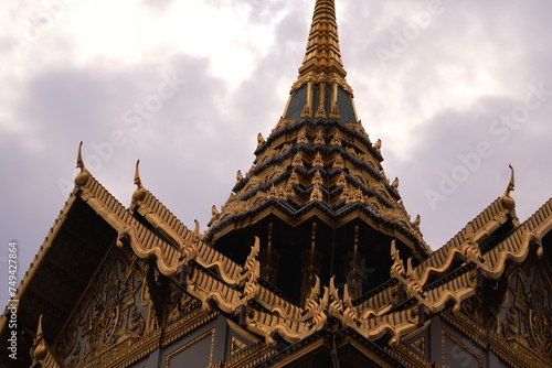 Muti-Layer roof in traditional Thai style