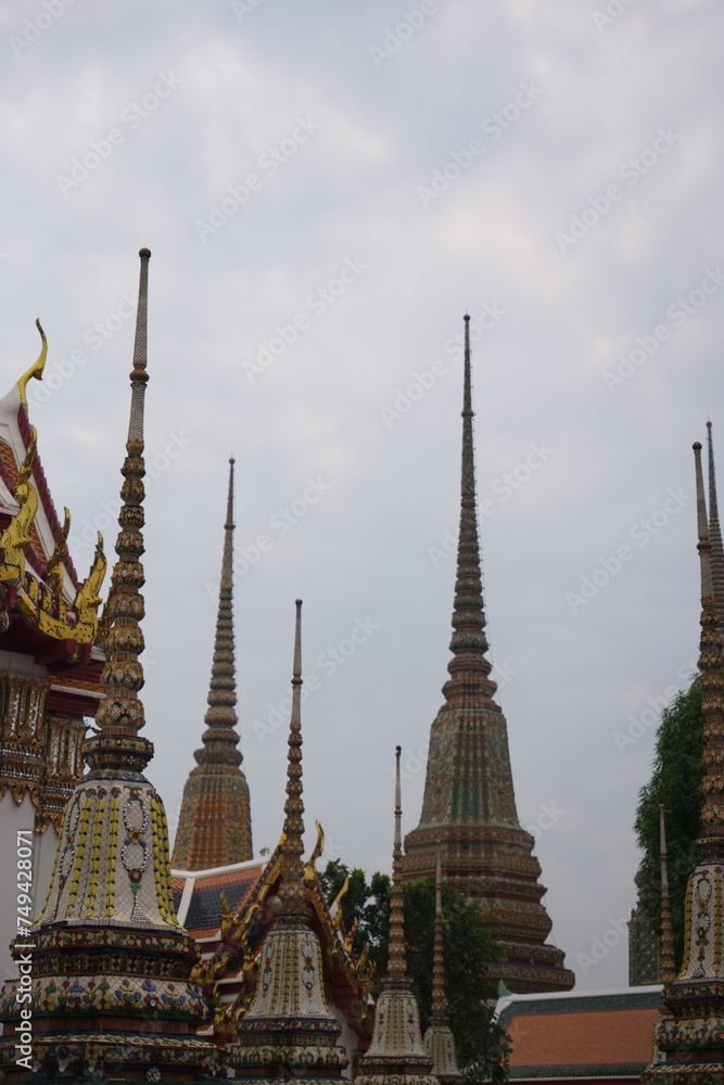 Fototapeta premium stupa pagoda traditional Thai stye