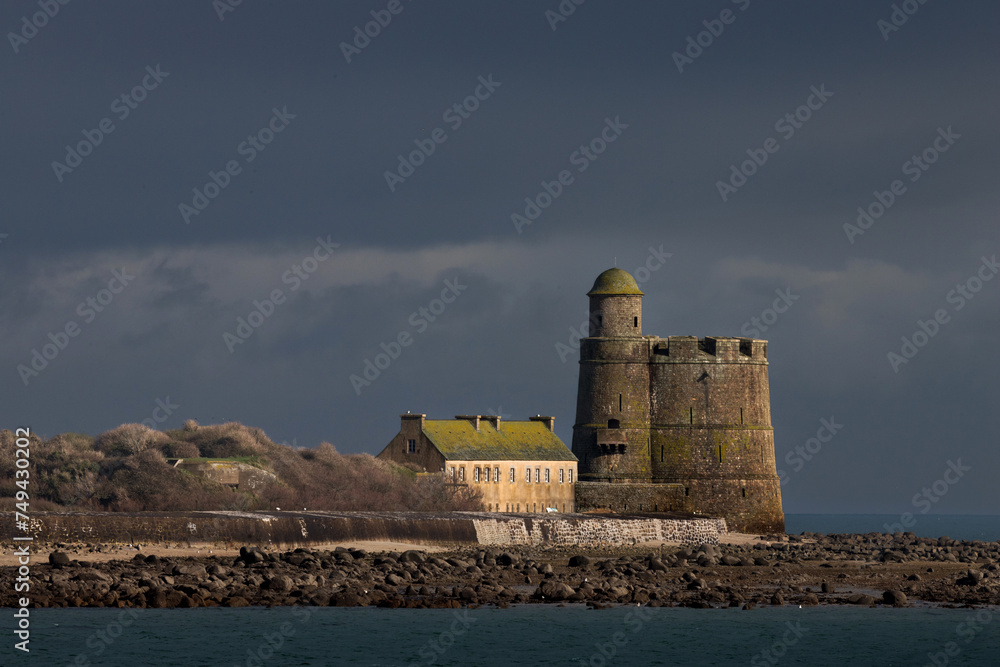 Le fort de Tatihou, dans la Manche.