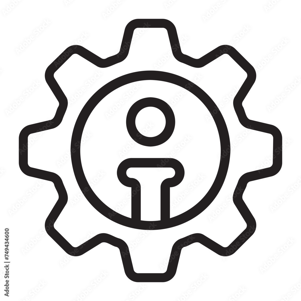 settings line icon settings line icon