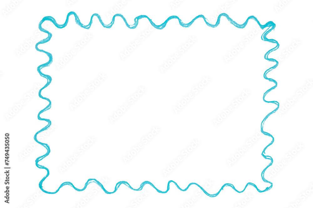Light blue frame isolated on transparent background. Light blue frame isolated on transparent background.